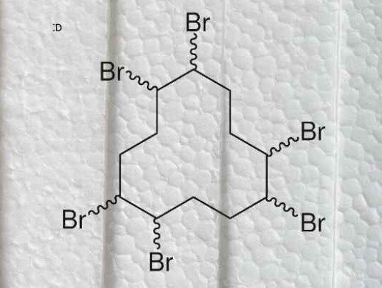 Skelettformel eines HBCD-Moleküls | © CRB Analyse Service GmbH